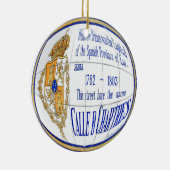 Chartres Tile Round Keramikornament (Rechts)