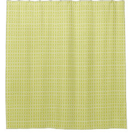 Chartreuse-Abgabe-Plaid-Traditionell-Bad-Dekor Duschvorhang