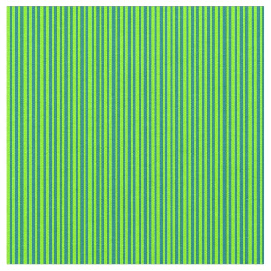 Chartreuse & Aquamarine Linien Stoff (Nahaufnahme)
