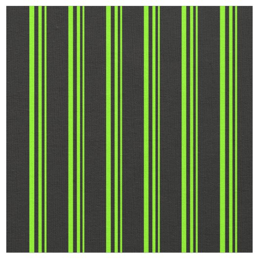 Chartreuse & Black Colored Lines Stoff (Nahaufnahme)