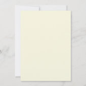 Chartreuse Blatt Hochzeit Einladung (Rückseite)