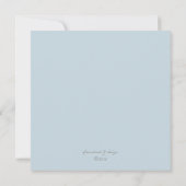 Chartreuse-Blume Einladung Hochzeit (Rückseite)