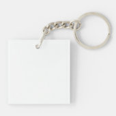 Chartreuse Bright Lime Green Pattern - Diamonds Schlüsselanhänger (Rückseite)