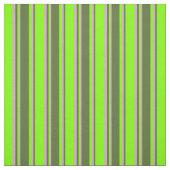Chartreuse, dunkle Olive Green & Pflaumen Streifen Stoff (Muster)