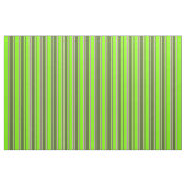Chartreuse, dunkle Olive Green & Pflaumen Streifen Stoff (Fat Quarter (45,7 x 55,9 cm))