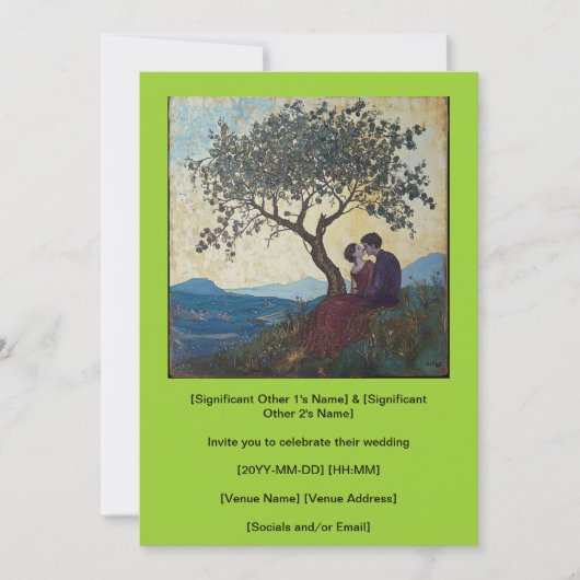 Chartreuse Eine Kandidatur für eine Einladung (Vorderseite)