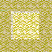 chartreuse Elfenbein des Brokats Stoff (Kachel)