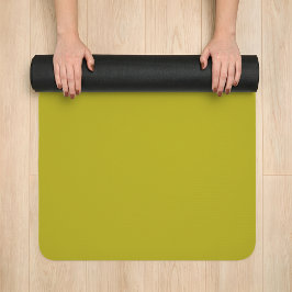 Chartreuse-Farbe Gelbgrün Minimalistisches Design Yogamatte