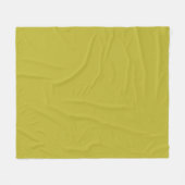 Chartreuse-Farbe Gelblich Grün Schlicht Minimalist Fleecedecke (Vorderseite (Horizontal))