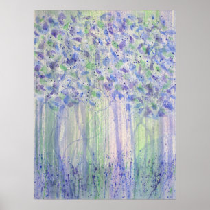 Chartreuse Figs Wasserfarbe Poster