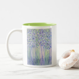 Chartreuse Figs Wasserfarbe Zweifarbige Tasse