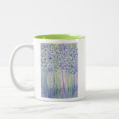 Chartreuse Figs Wasserfarbe Zweifarbige Tasse (Links)