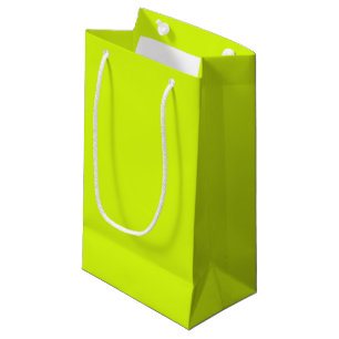 Chartreuse Gelb einfarbig Kleine Geschenktüte