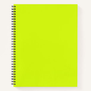 Chartreuse Gelb einfarbig Notizblock