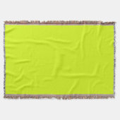 Chartreuse Gelb (feste Farbe) Decke (Vorderseite)