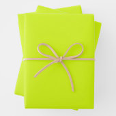 Chartreuse Gelb (feste Farbe)  Geschenkpapier Set (Beispiel)