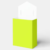 Chartreuse Gelb (feste Farbe) Geschenkschachtel (Geöffnet)