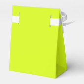 Chartreuse Gelb (feste Farbe) Geschenkschachtel (Rückseite)
