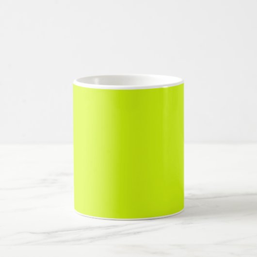  Chartreuse Gelb (feste Farbe)  Kaffeetasse (Mittel)