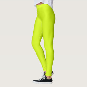 Chartreuse Gelb (feste Farbe) Leggings