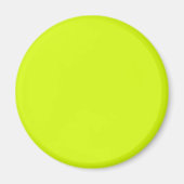 Chartreuse Gelb (feste Farbe) Magnet (Vorne)