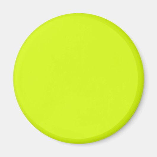 Chartreuse Gelb (feste Farbe) Magnet (Vorne)