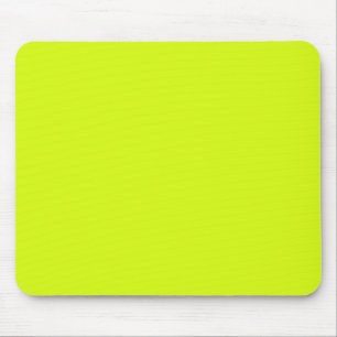 Chartreuse Gelb (feste Farbe) Mousepad