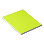 Chartreuse Gelb (feste Farbe) Notizblock (angewinkelt)