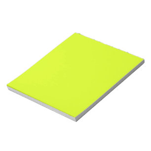  Chartreuse Gelb (feste Farbe)  Notizblock