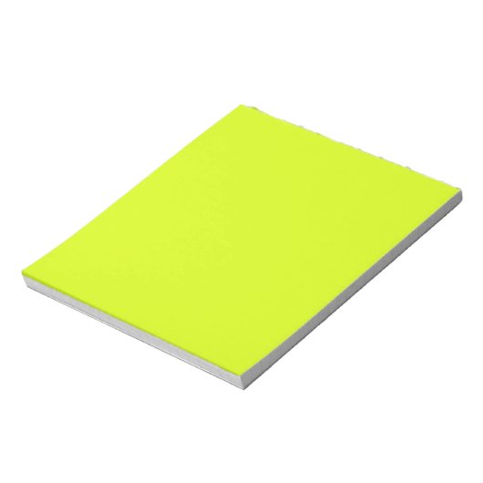 Chartreuse Gelb (feste Farbe) Notizblock (Rotiert)