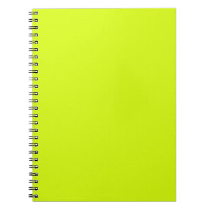 Chartreuse Gelb (feste Farbe) Notizblock
