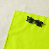  Chartreuse Gelb (feste Farbe)  Strandtuch (Beispiel)
