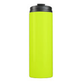 Chartreuse Gelb (feste Farbe)  Thermosbecher (Vorderseite)