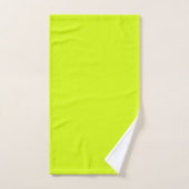 Chartreuse Gelbe Farbe Badhandtuch Set (Handtuch)