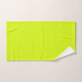 Chartreuse Gelbe Farbe Badhandtuch Set (Handtuch)
