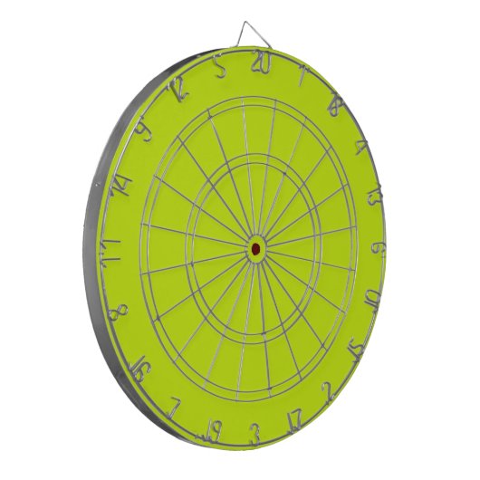 Chartreuse Gelbe Farbe Dartscheibe (Vorderseite Links)