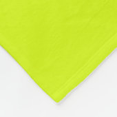 Chartreuse Gelbe Farbe Fleecedecke (Ecke)