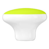 Chartreuse Gelbe Farbe Keramikknauf (Seitenansicht)