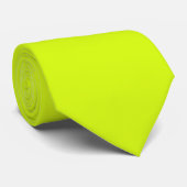Chartreuse Gelbe Farbe Krawatte (Gerollt)