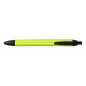 Chartreuse Gelbe Farbe Kugelschreiber (Rückseite)