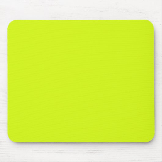 Chartreuse Gelbe Farbe Mousepad (Vorne)