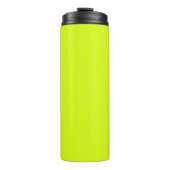 Chartreuse Gelbe Farbe Thermosbecher (Vorderseite)
