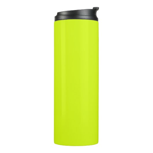 Chartreuse Gelbe Farbe Thermosbecher (Nach links gedreht)