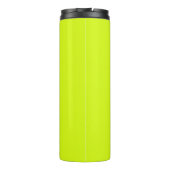 Chartreuse Gelbe Farbe Thermosbecher (Rückseite)