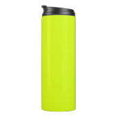 Chartreuse Gelbe Farbe Thermosbecher (Nach rechts gedreht)