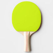 Chartreuse Gelbe Farbe Tischtennis Schläger (Rückseite)