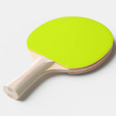 Chartreuse Gelbe Farbe Tischtennis Schläger (Vorderseite)