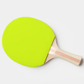 Chartreuse Gelbe Farbe Tischtennis Schläger (Seitenansicht)