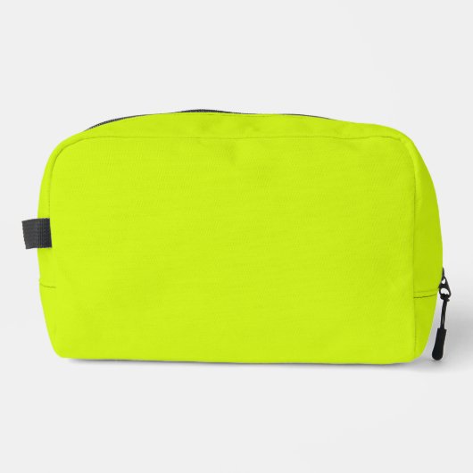 Chartreuse Gelbe Farbe Waschbeutel (Vorderseite)