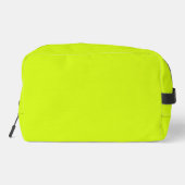 Chartreuse Gelbe Farbe Waschbeutel (Rückseite)